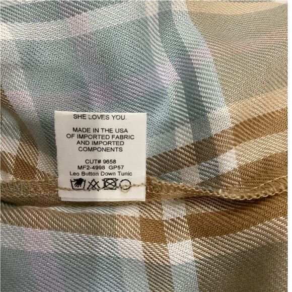 Show Me Your MuMu Plaid Button Down Shirt Dress - Picture 7 of 7